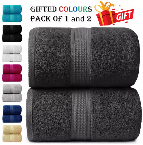 Super Soft 800 GSM Royal Egyptian Luxury Bath Towels 70 x 130cm Towelsworld